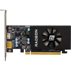 Karta graficzna PowerColor AMD Radeon RX 6400 Low Profile 4GB GDDR6 AXRX 6400 LP 4GBD6-DH - 1923|2321 MHz, 12 rdzeni RT